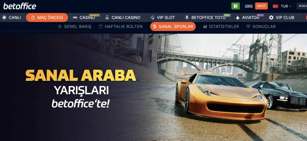 Betoffice sanal sporlar Betoffice sanal sporlar